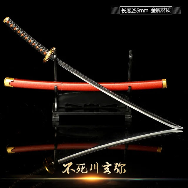 Demon Slayer Sword Real Katana Swords Demon Slayer Cosplay Metal