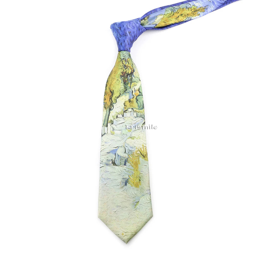 Men's Vintage Imitation Silk Ties 8cm