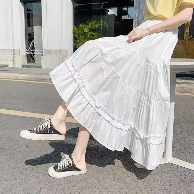 Casual Vintage Women Skirt