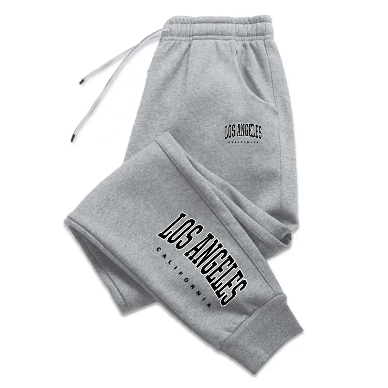 Los Angeles Womens Mens Sweatpants Elastic waist