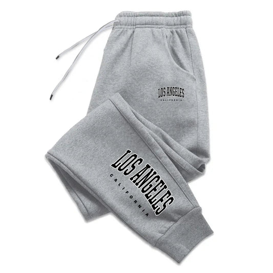 Los Angeles Womens Mens Sweatpants Elastic waist
