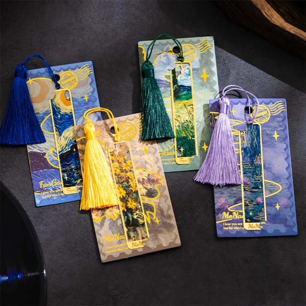 Classical Painting Bookmarks Reading Pages Book Markings Clip