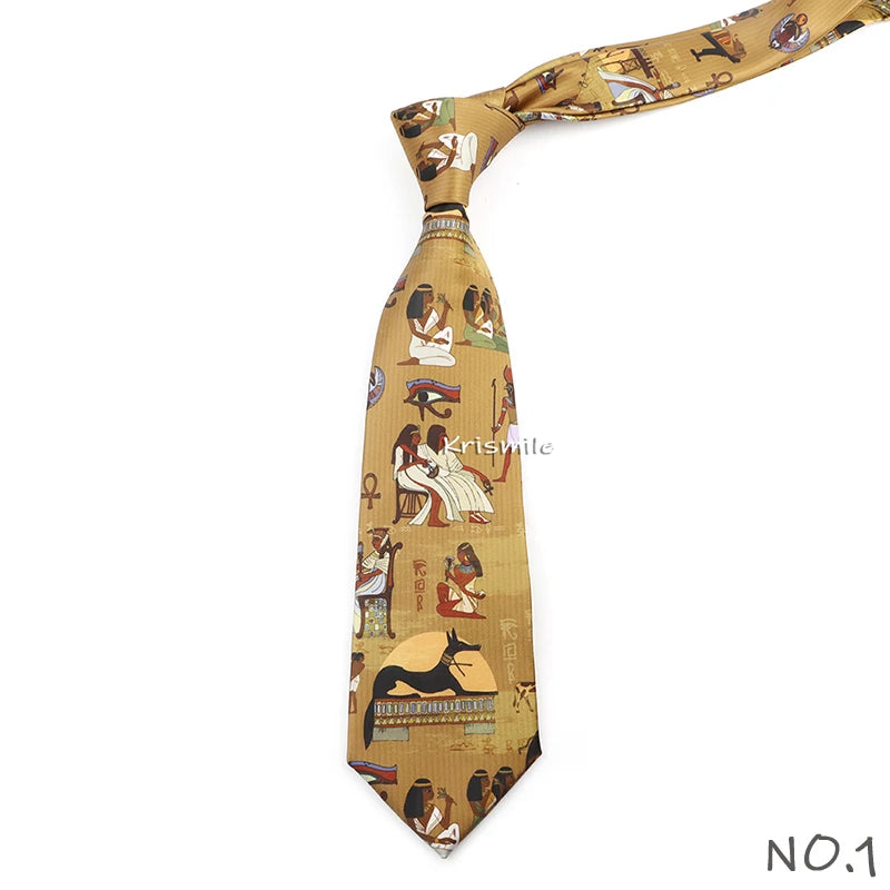 Men's Vintage Imitation Silk Ties 8cm