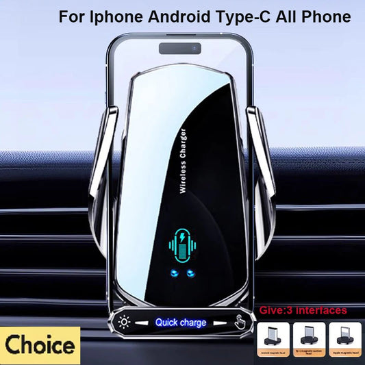 Wireless Charger For Car Mobile Cell Phone