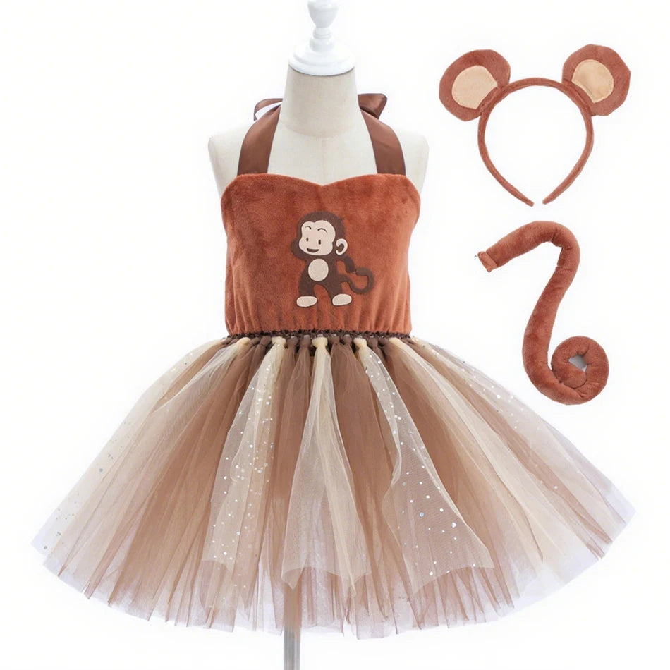 Girl Cartoon Dress Children Cosplay