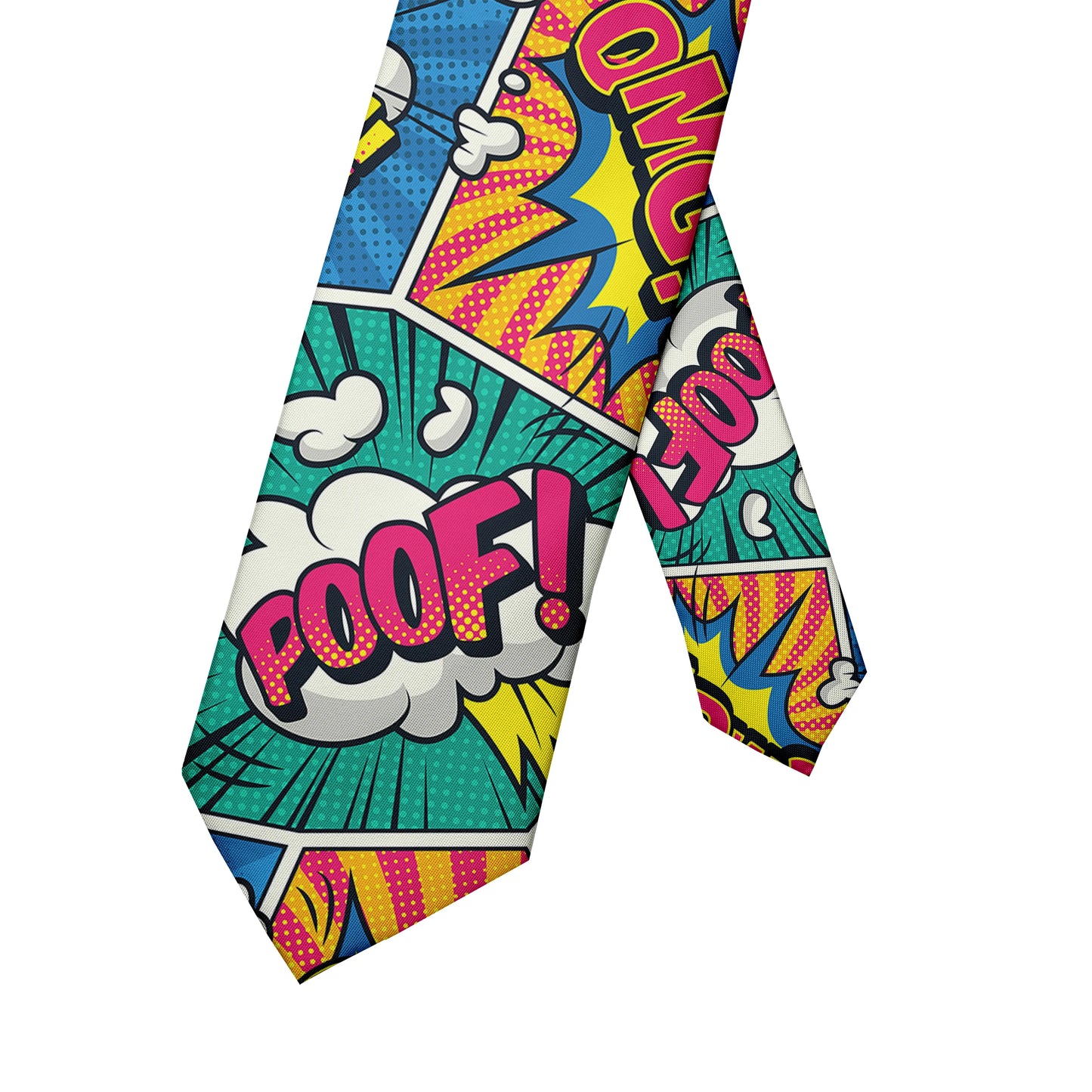 Cartoon printed tie men's casual fashion