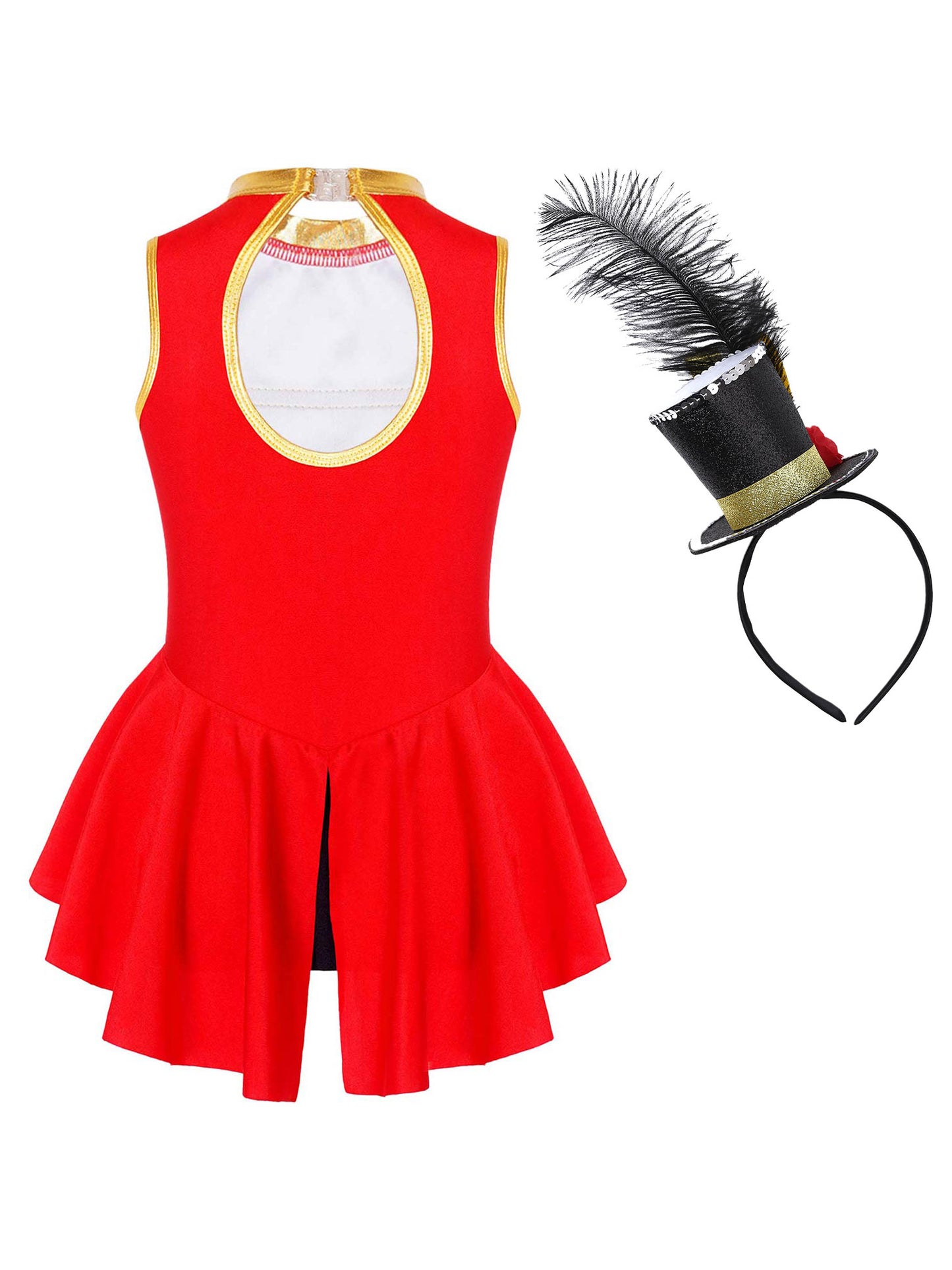 Girls Ringmaster Circus Costume Festival Performance