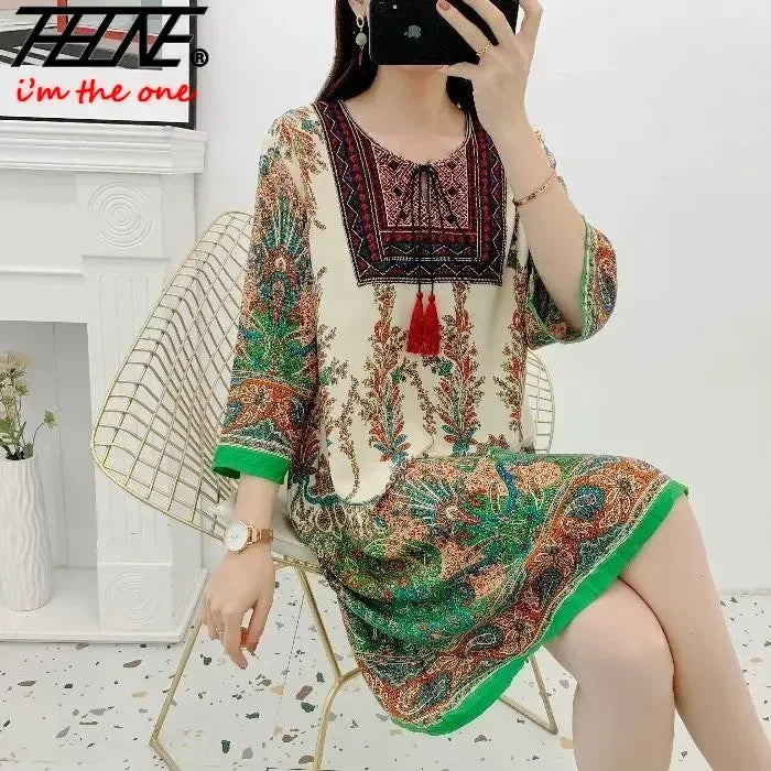 Indian Dress Summer Vintage Causal