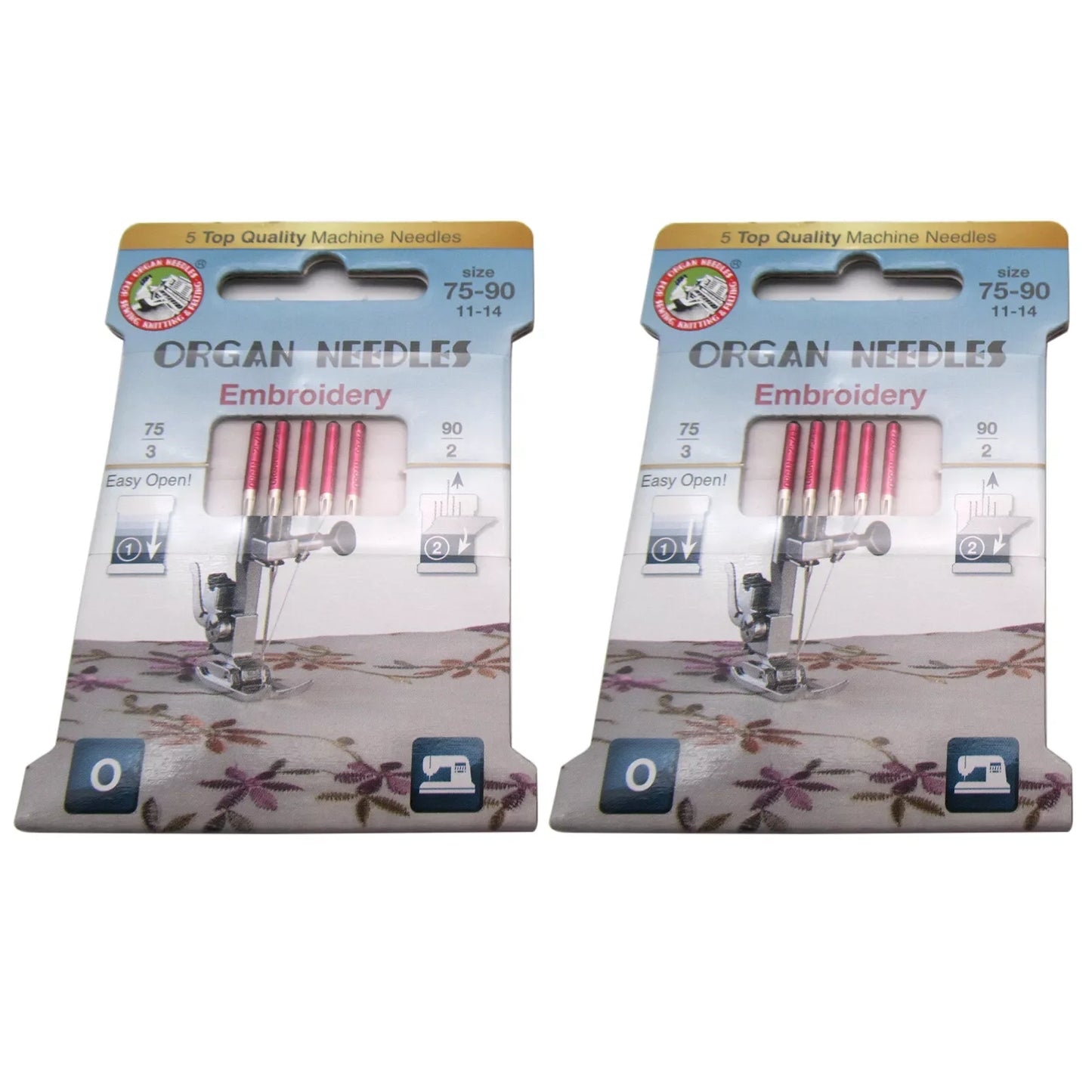 10PCS Organ 130/705H Super Stretch/Quilting/Embroidery/Jeans/Leather Sewing Needle