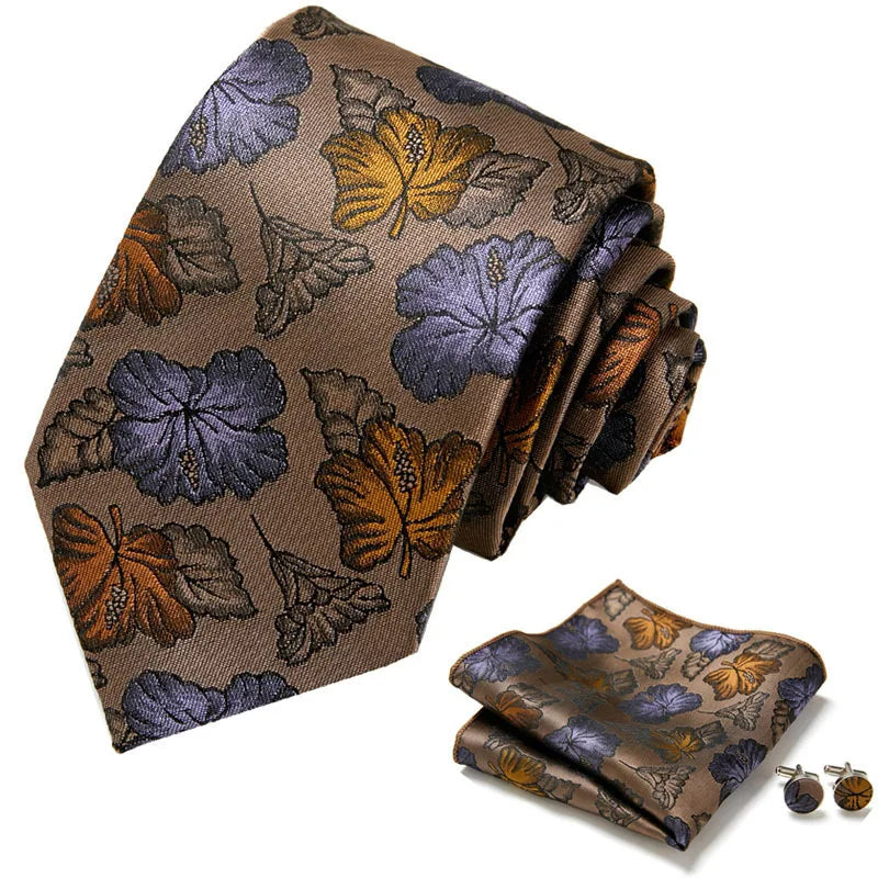 Pre-tied Necktie For Men Women Paisley Style