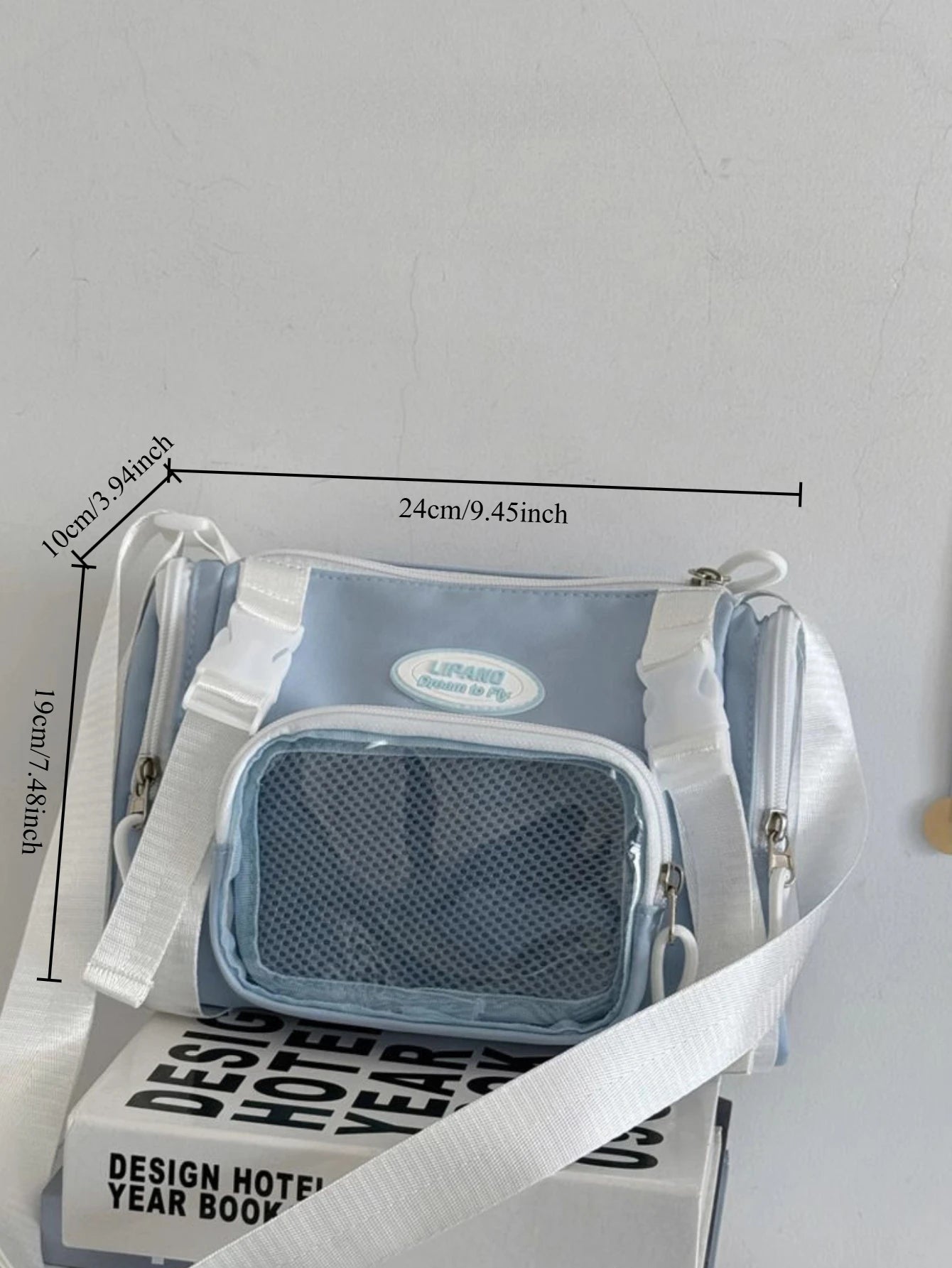 Women Multipocket Clear Transparent Bag Summer Crossbody Bags