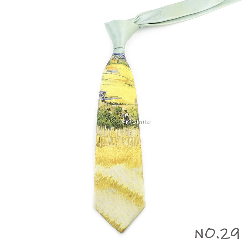 Men's Vintage Imitation Silk Ties 8cm