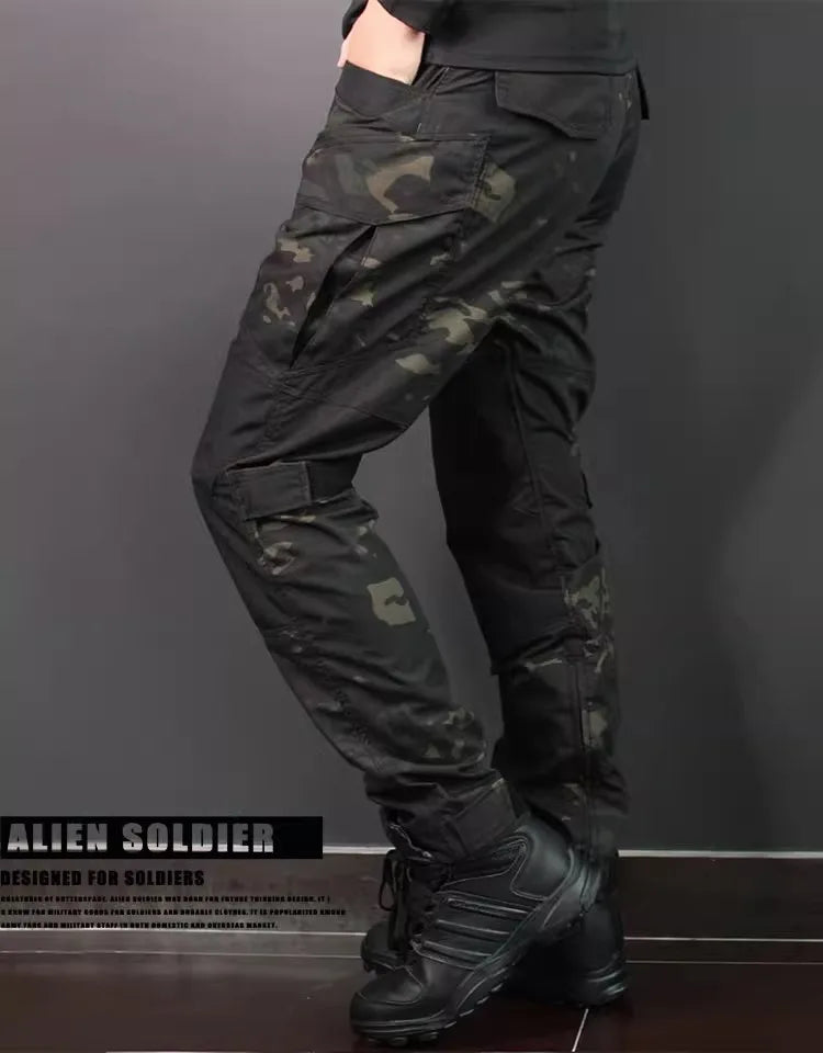 Men's Workwear Suit Outdoor Clothes Long Sleeve Tee Shirt & Trousers