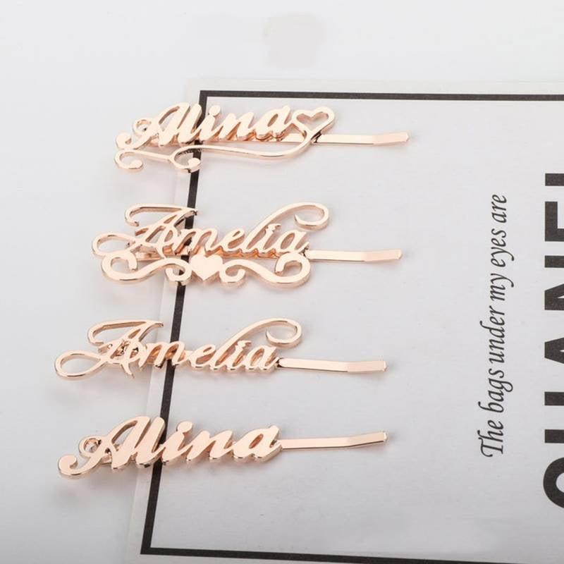 Tie Clips Custom Name Stainless Steel Tie Pins