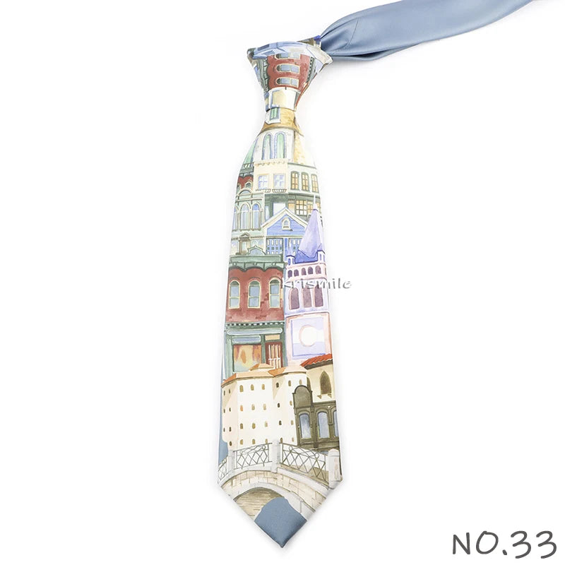 Men's Vintage Imitation Silk Ties 8cm