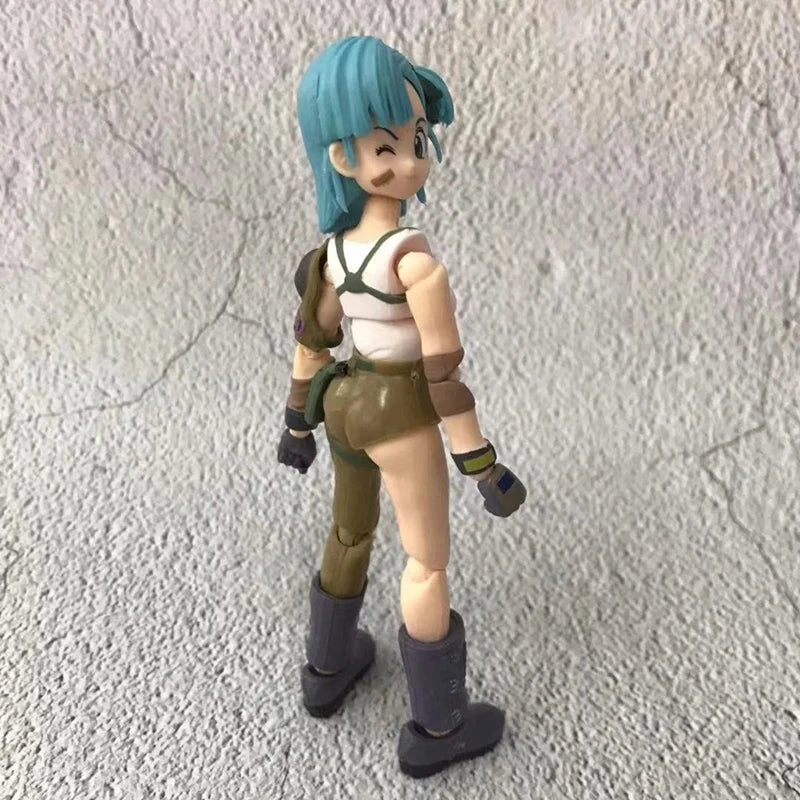 13.5cm Anime Dragon Ball Figures Bulma Goku Action Figure