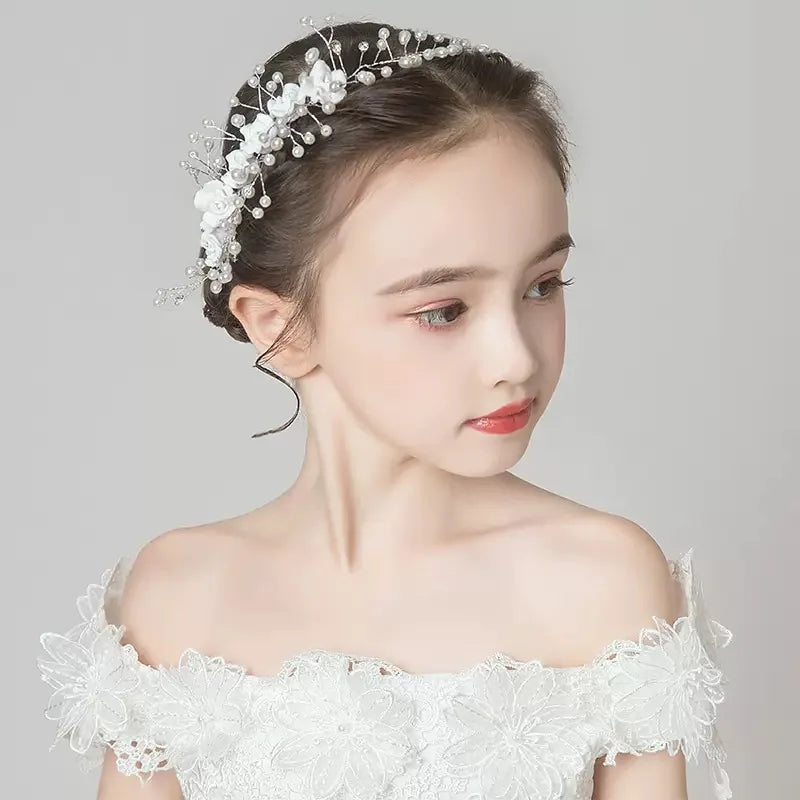 Wedding Hair Accessories Flower Hair Clips Hairpin Crystal Bride Headdress