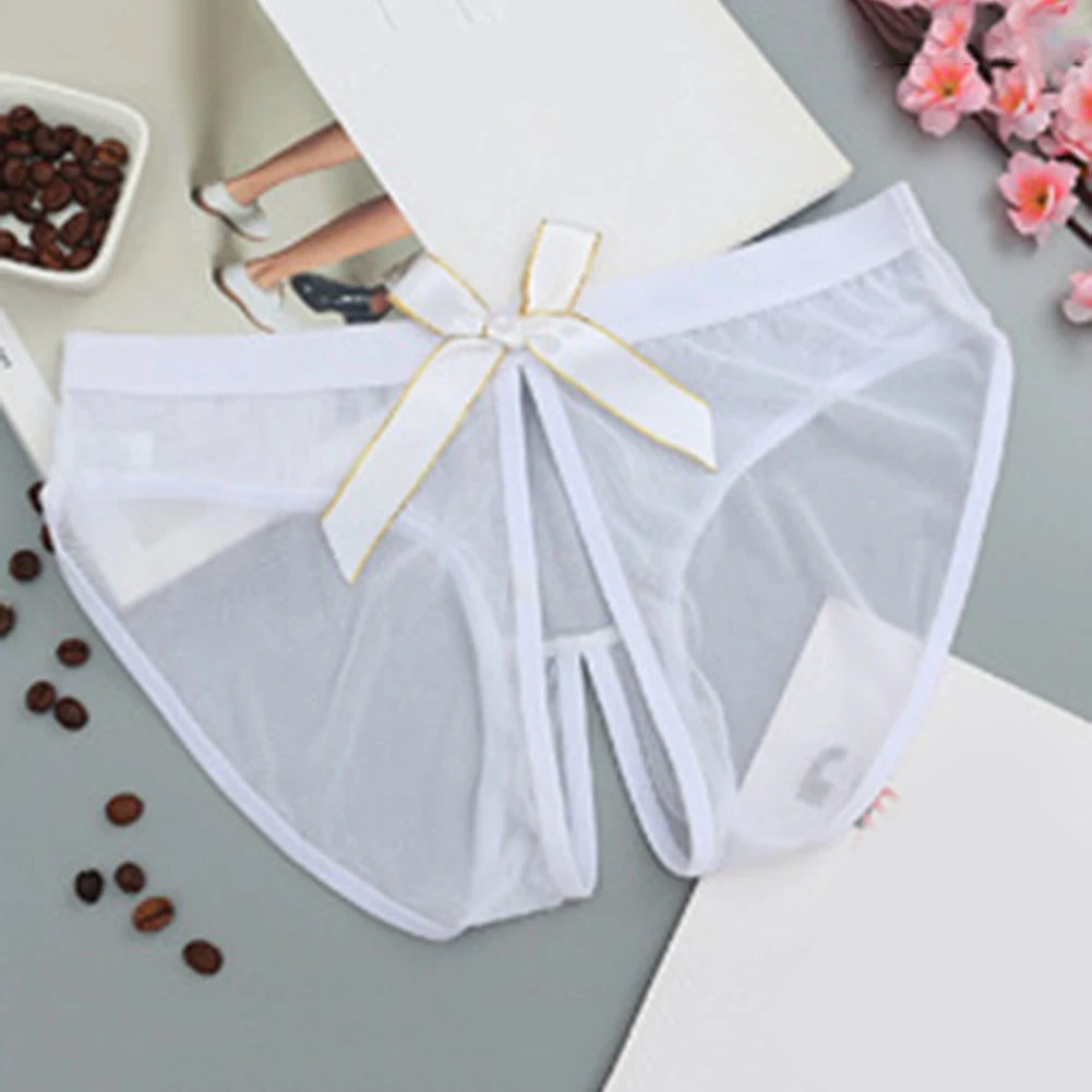 Sexy Fun Underwear Open Crotch Briefs