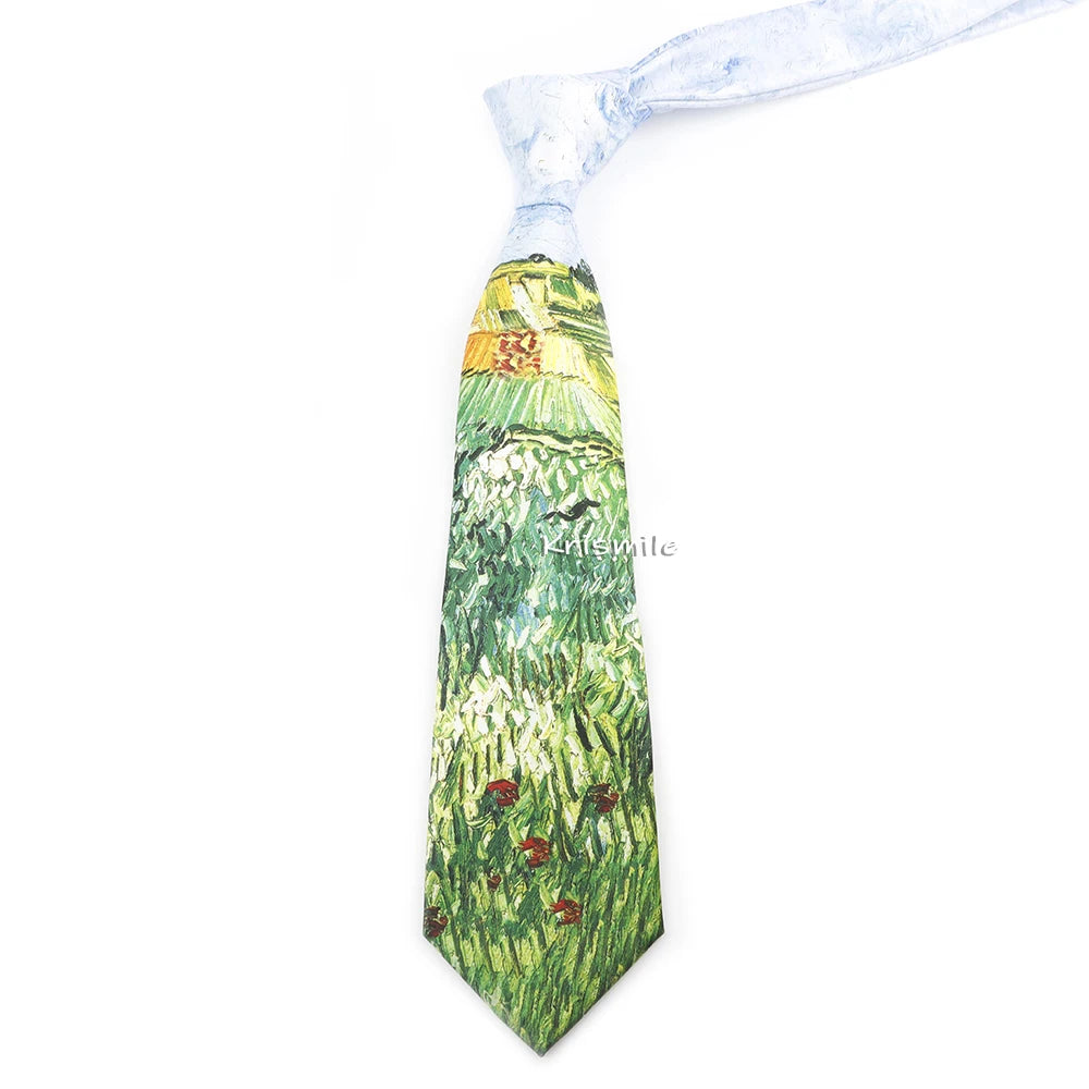 Men's Vintage Imitation Silk Ties 8cm