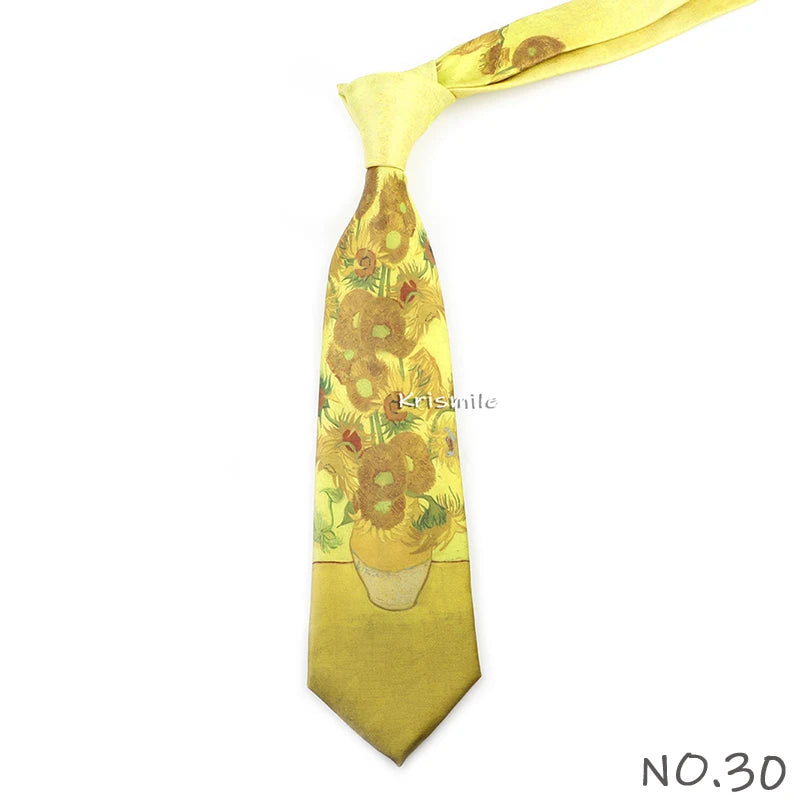 Men's Vintage Imitation Silk Ties 8cm