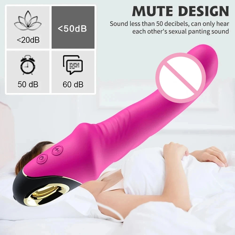 Sex Toys 9 Frequency Dildo Vibrator Silicone