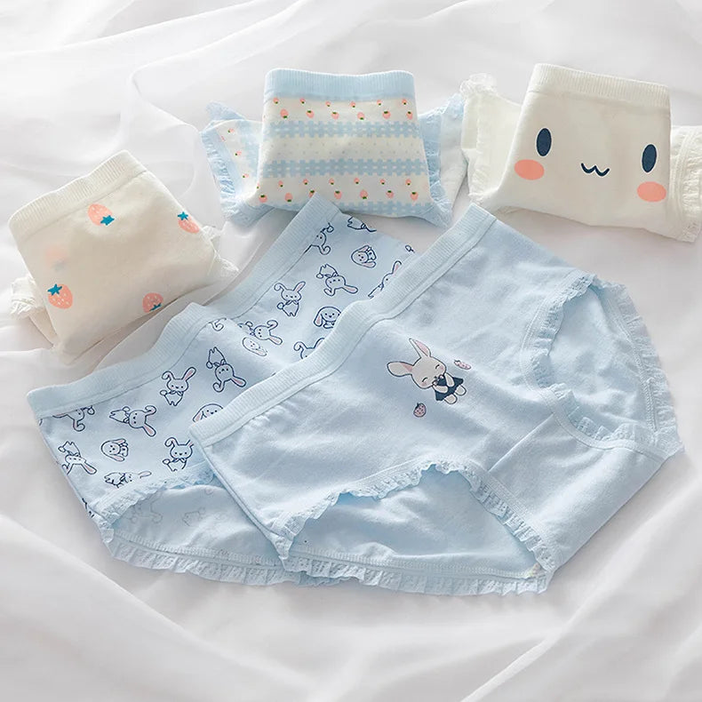 Cute Rabbit Pattern Panties Girls