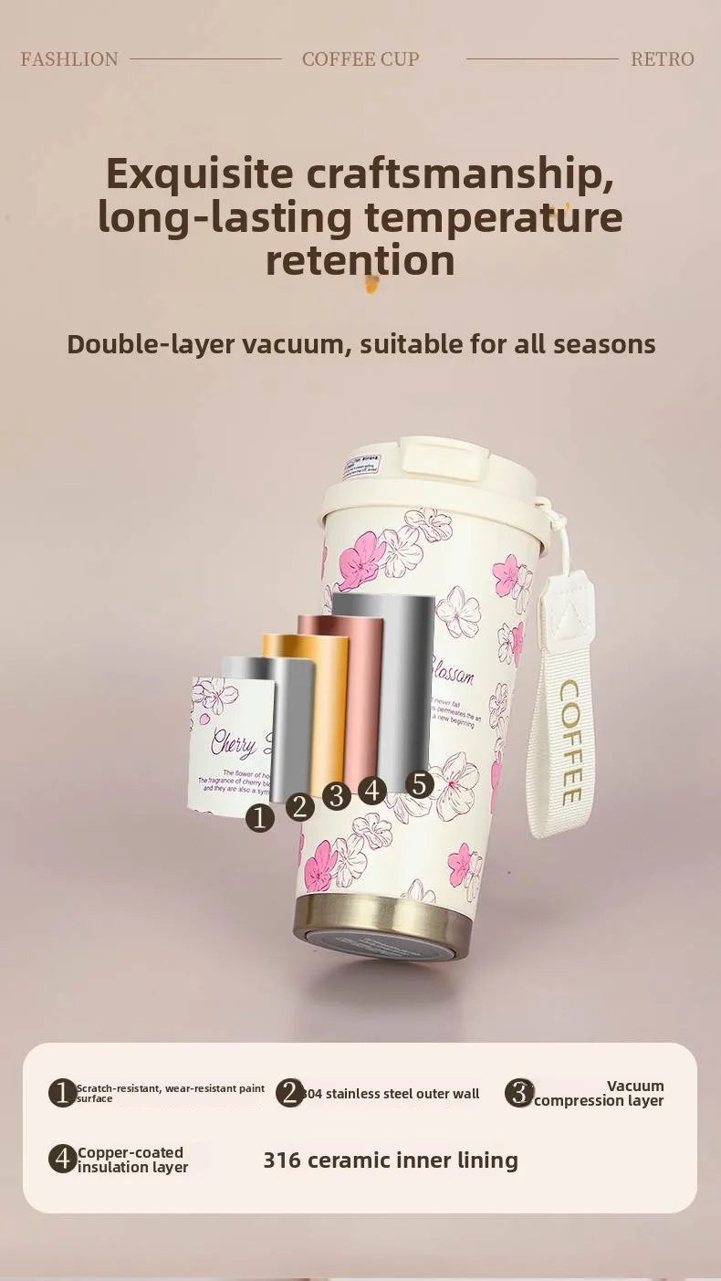 Stainl Steel Thermal Cup Double Sided