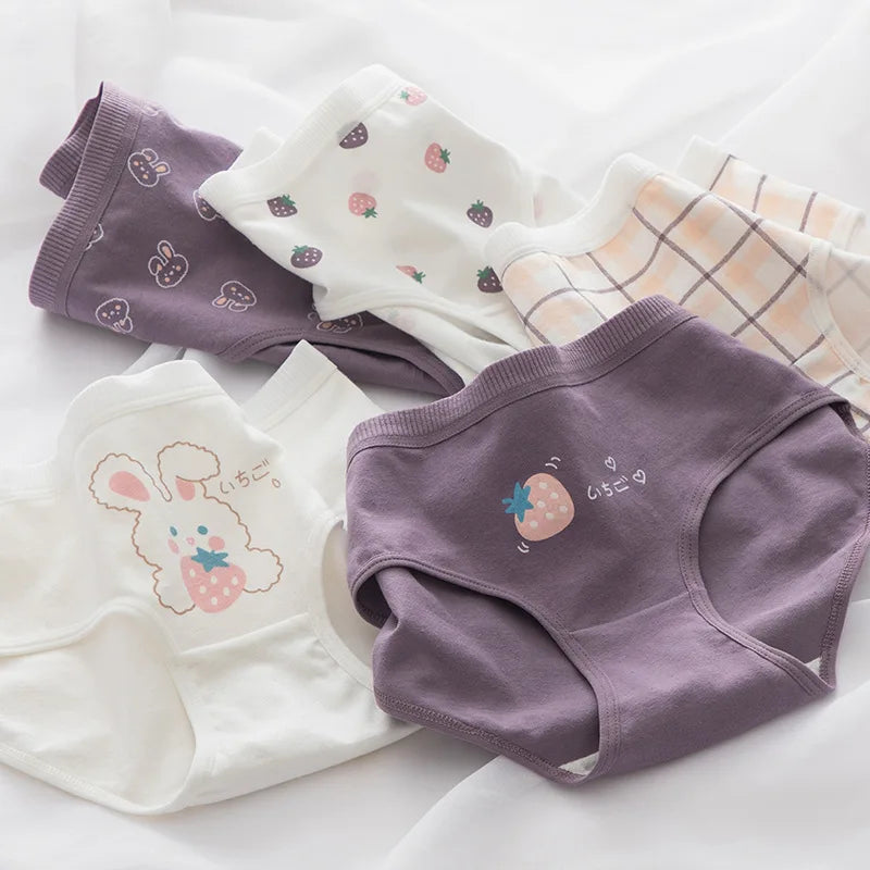 Cute Rabbit Pattern Panties Girls