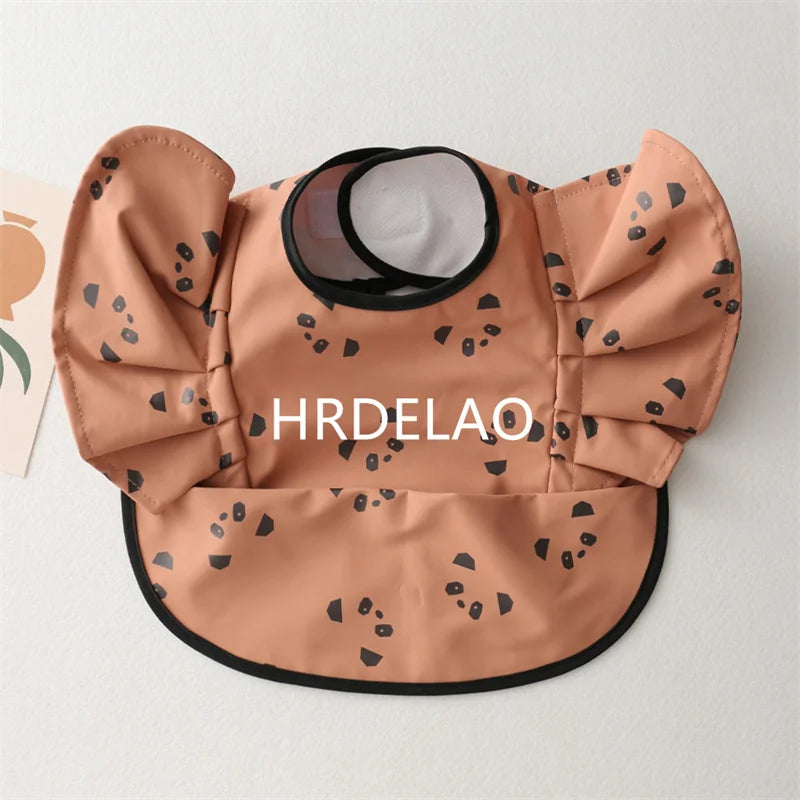 Baby Bibs INS Nordic Style Angel Feed Pocket Burp