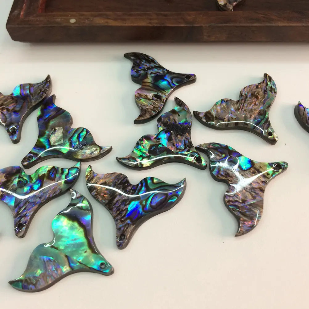 10 Pcs Women Necklace Accessories DIY Girls Abalone Shell Pendant Mermaid