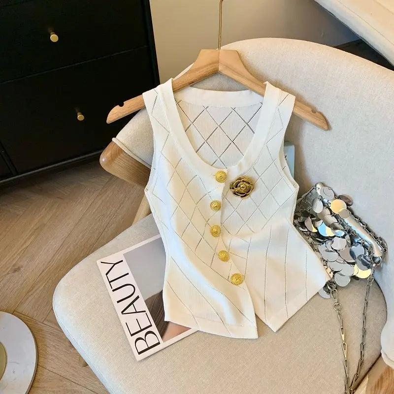 Stylish Vintage Elegant Luxury Chic Hollow Button