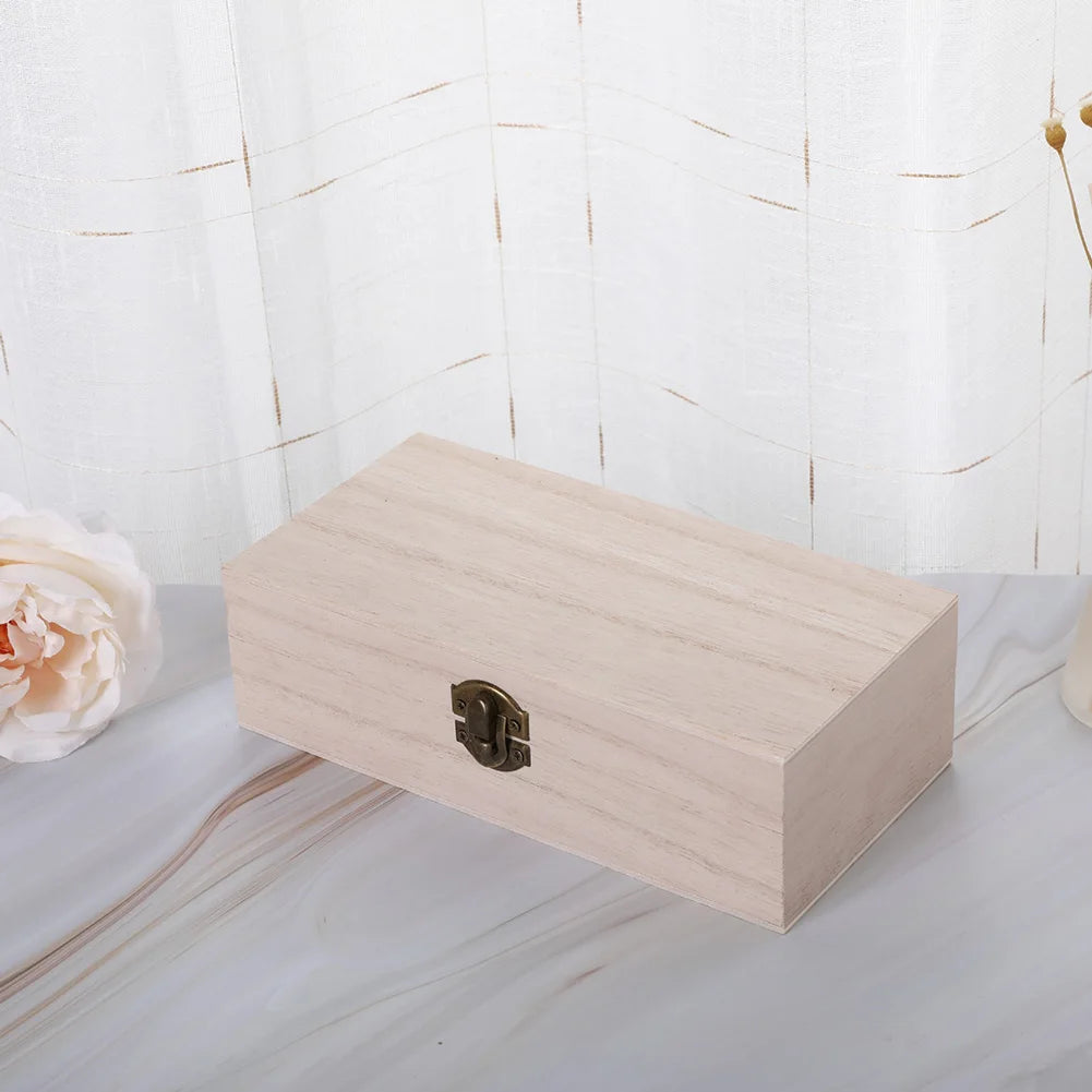 20*10*6 Cm Rectangular Durable Wooden Storage Box