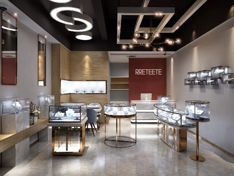 New Necklace 18k Gold Necklace Light Bead Gold Chain Women's Jewelry