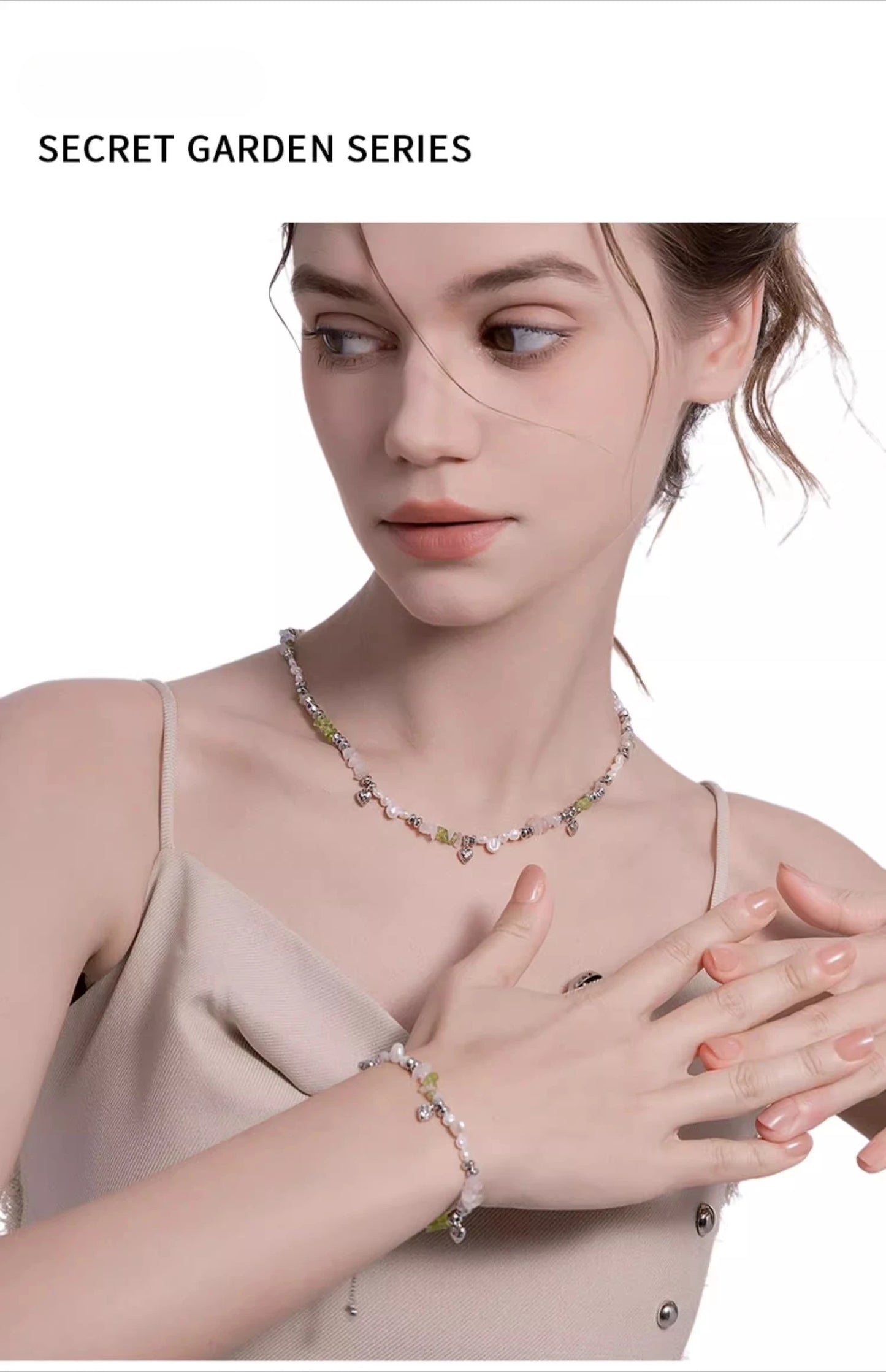 MASW Original Design Elegant Temperament Irregular Beaded Necklace