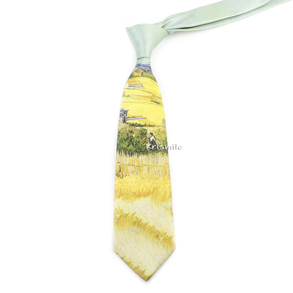 Men's Vintage Imitation Silk Ties 8cm