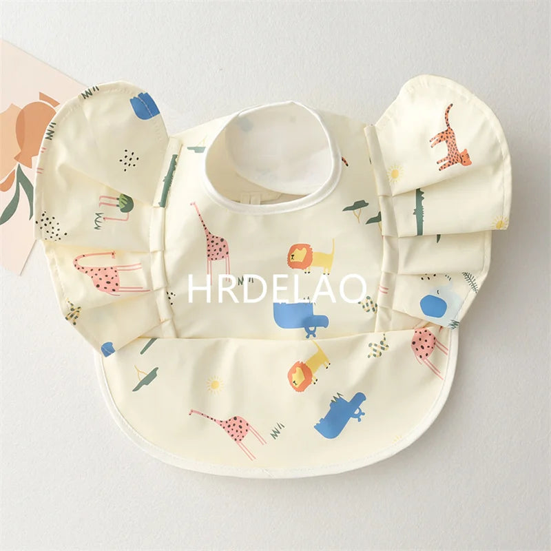 Baby Bibs INS Nordic Style Angel Feed Pocket Burp