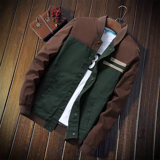 Men Business Casual Retro Jacket Japanese Trendy Fashion All-match