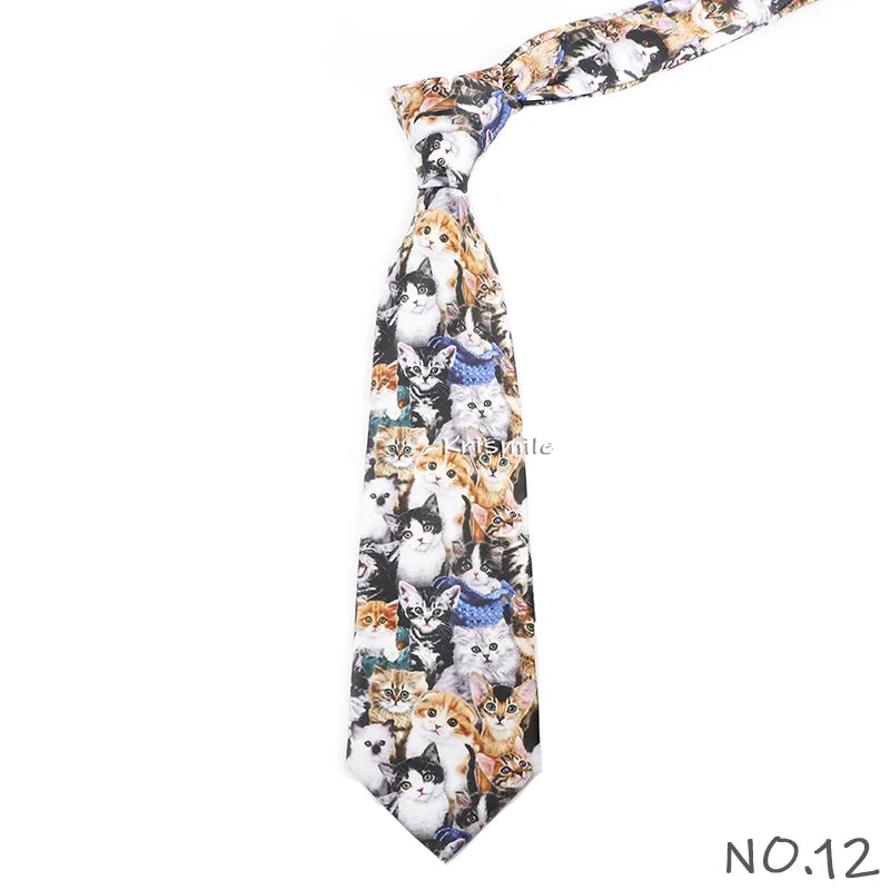 Men's Vintage Imitation Silk Ties 8cm