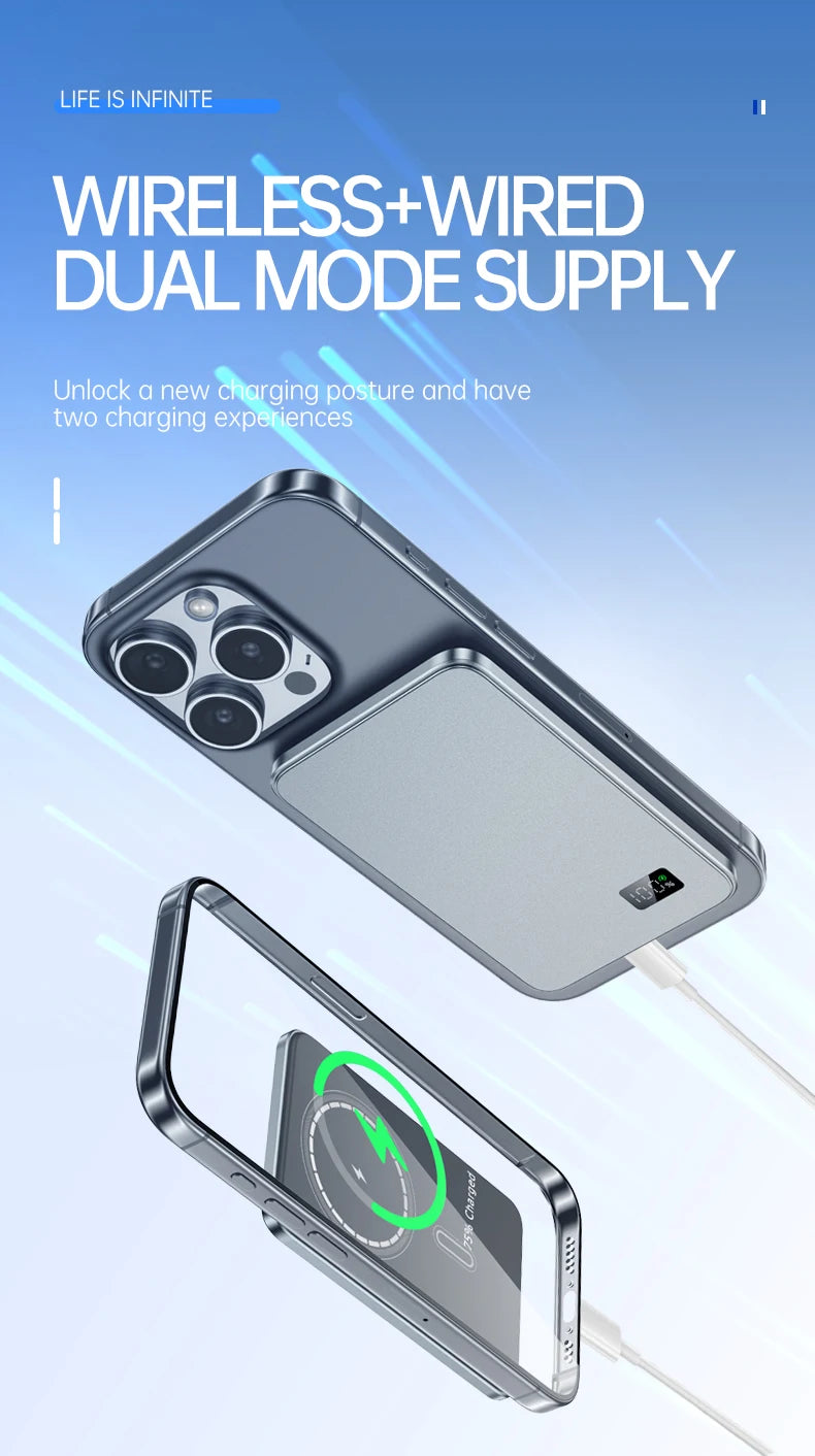 Power Bank Ultra For MagSafe Magnetic Wireless Fast Charging Portable Battery