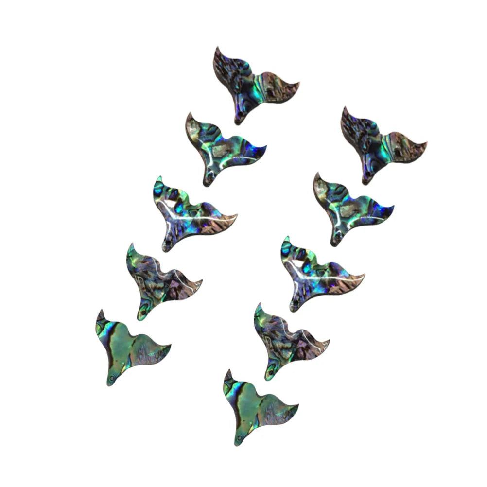 10 Pcs Women Necklace Accessories DIY Girls Abalone Shell Pendant Mermaid