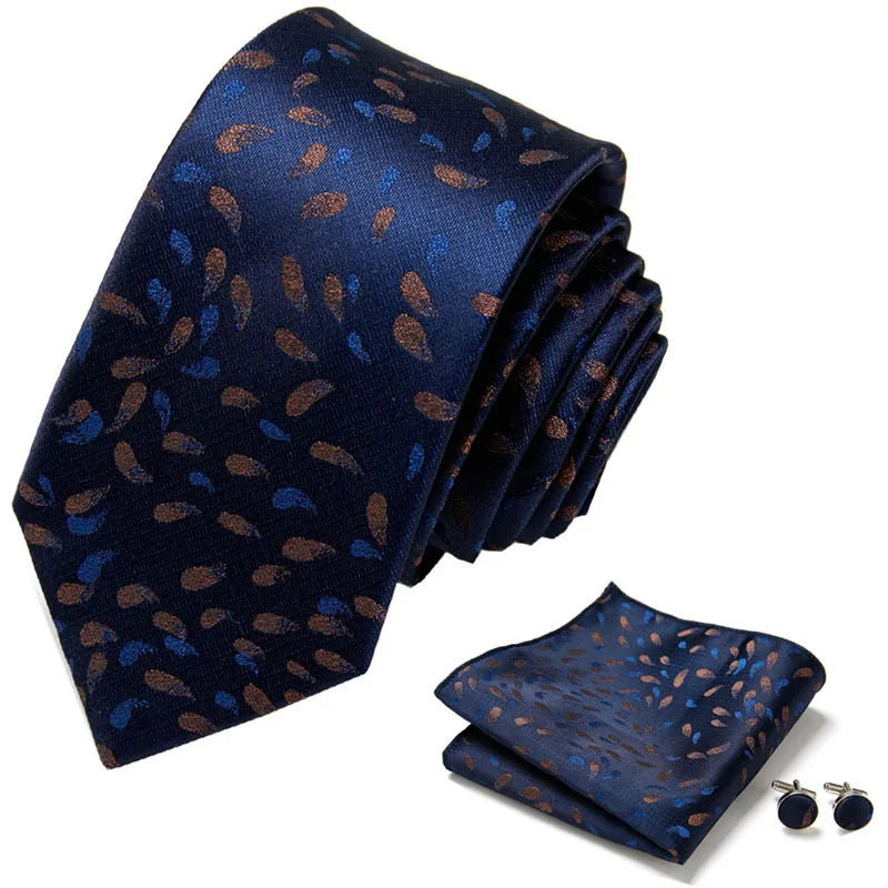 Pre-tied Necktie For Men Women Paisley Style