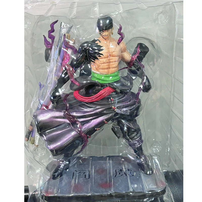 25cm Anime One Piece Zoro Figures Sky Painting Roronoa Zoro