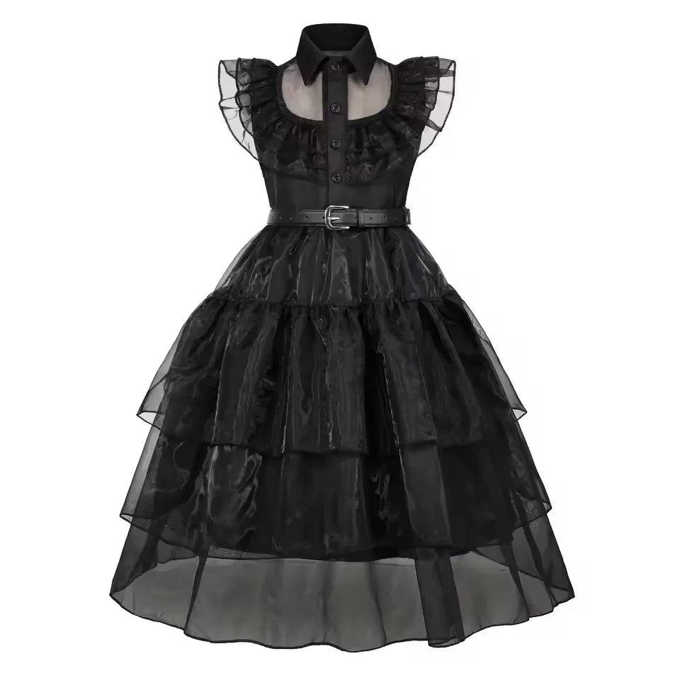Gothic Black Dress Halloween Costume