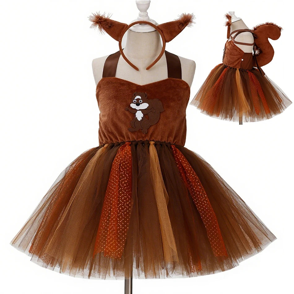 Girl Cartoon Dress Children Cosplay