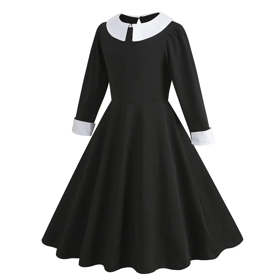 Gothic Black Dress Halloween Costume