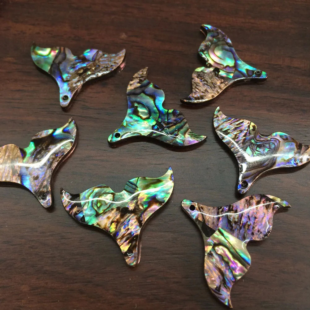 10 Pcs Women Necklace Accessories DIY Girls Abalone Shell Pendant Mermaid