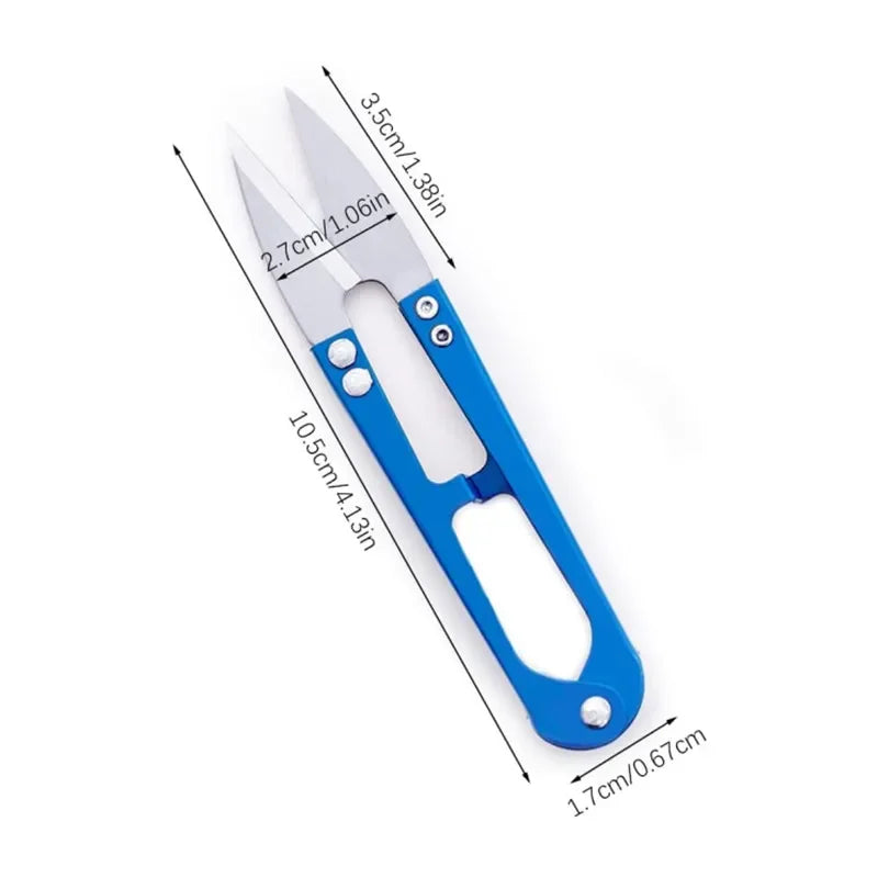 3/5/10/12pcs Yarn Shears Cutting Sewing Scissors Shears Cross Stitch  Embroidery Scissor U Thread Scissors for Fabric DIY