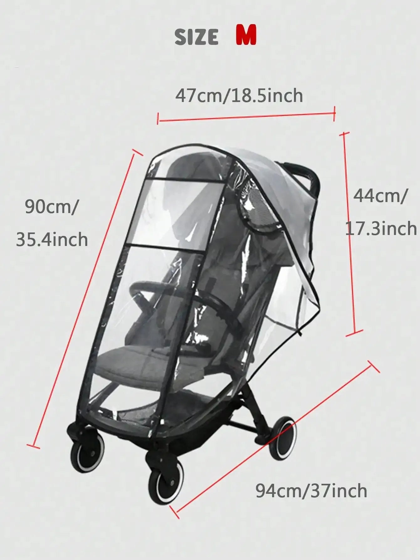 Baby stroller accessories waterproof and rainproof cover