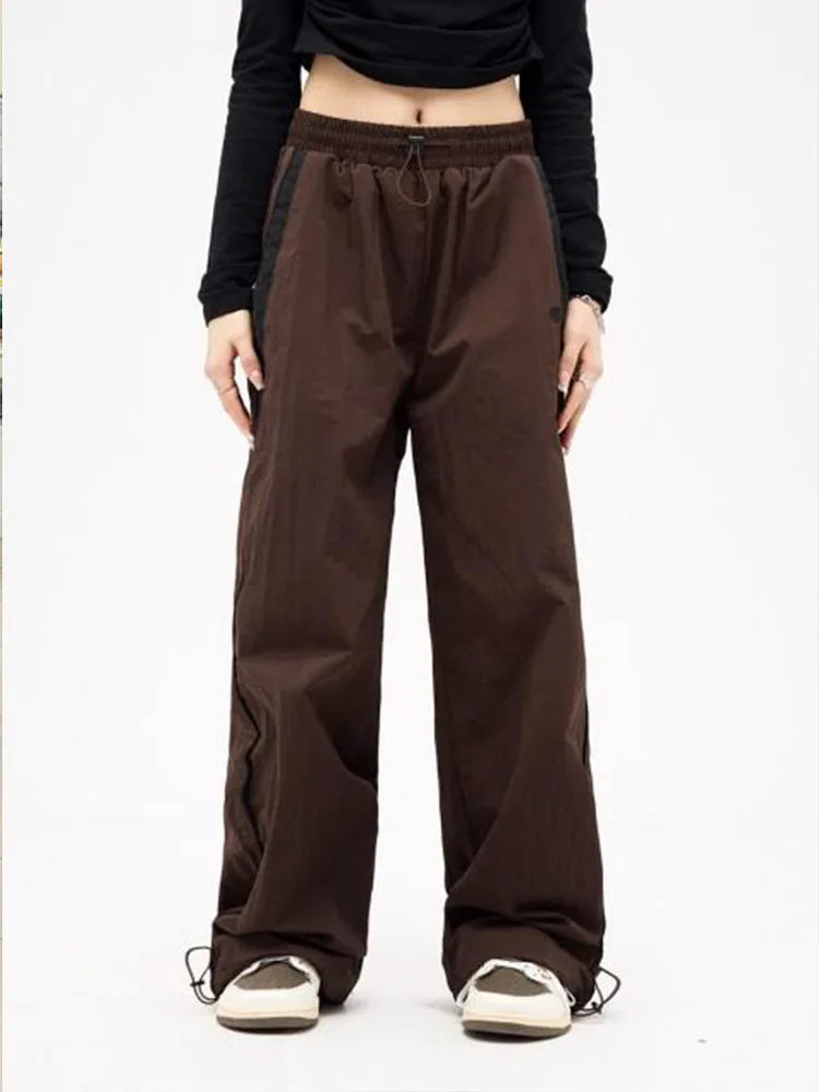Casual Wide Leg High Waisted Pants