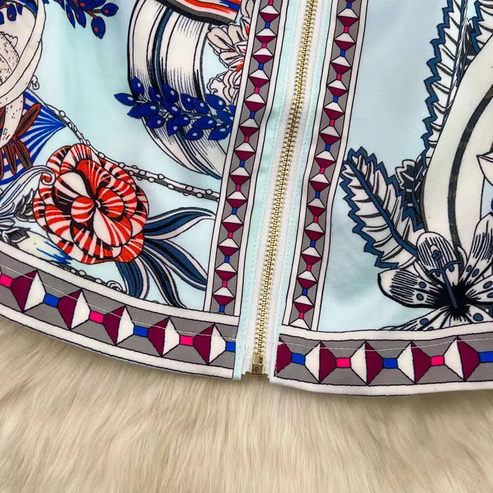 Short Sleeve Floral Print Sheath Bodycon Pencil Short Dress Shirt